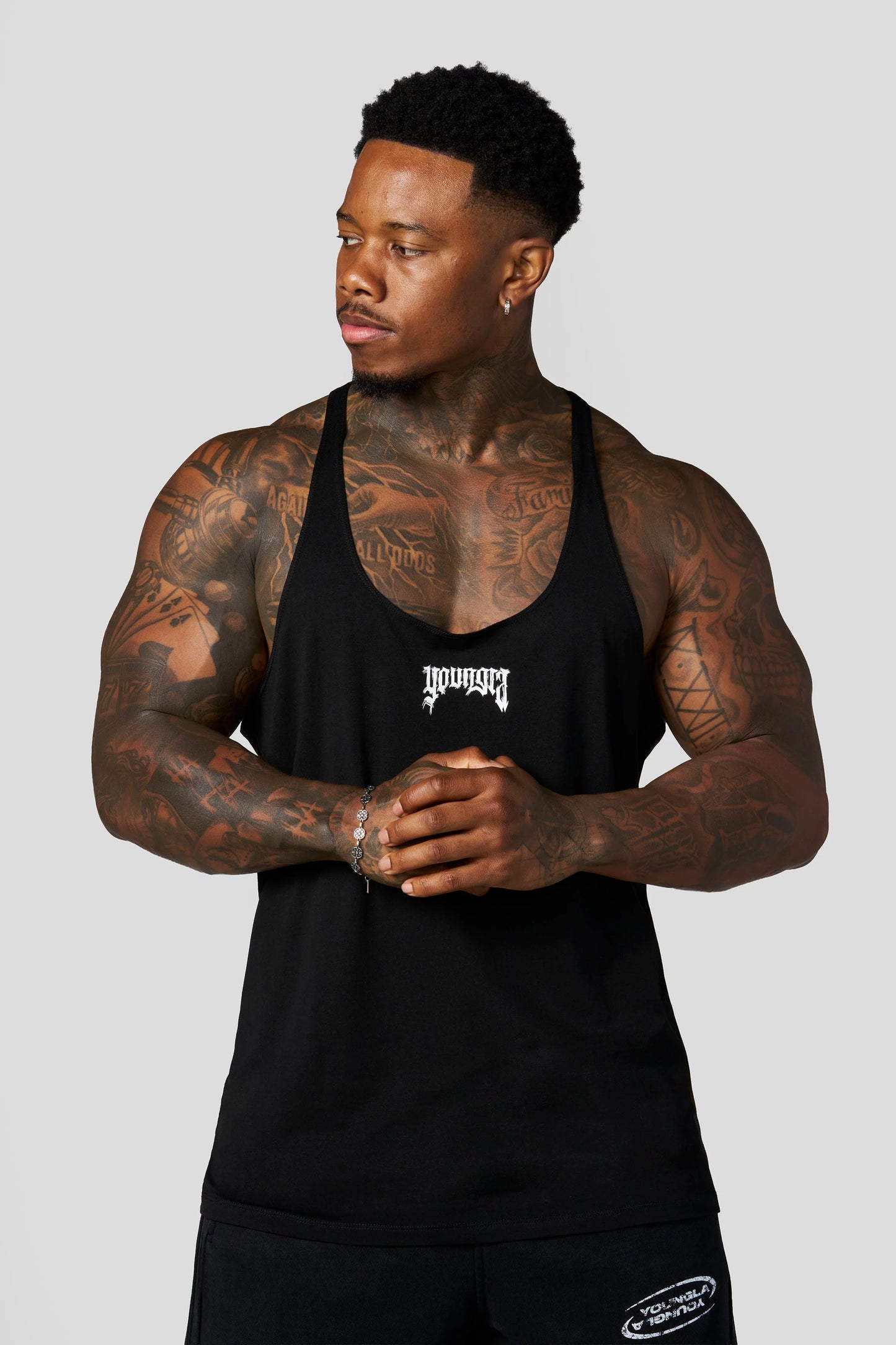 PRE-ORDEN: 3074 - Thin Strap Stringers | Black