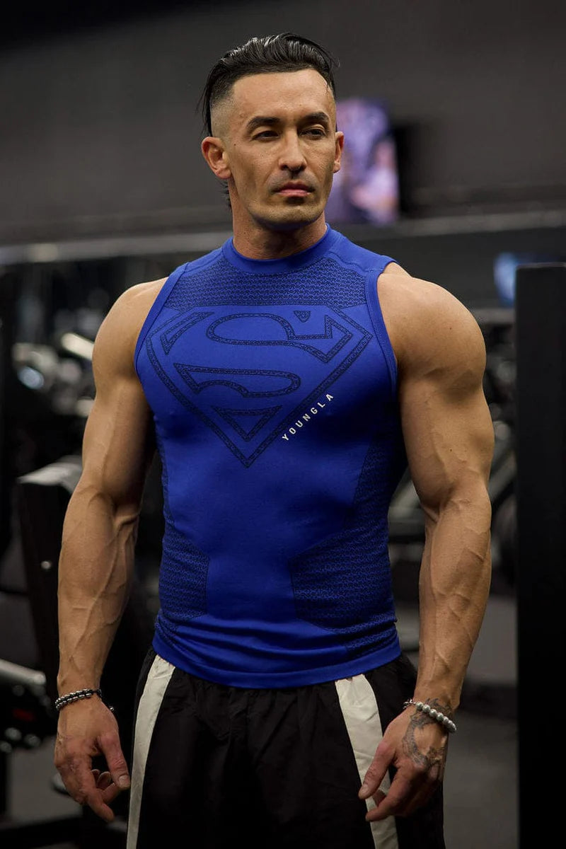 3047 - Superman Compression Tanks | Blue