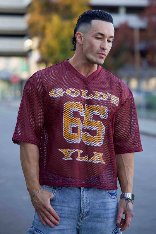 4078 - Golds Gym Jersey - VINO