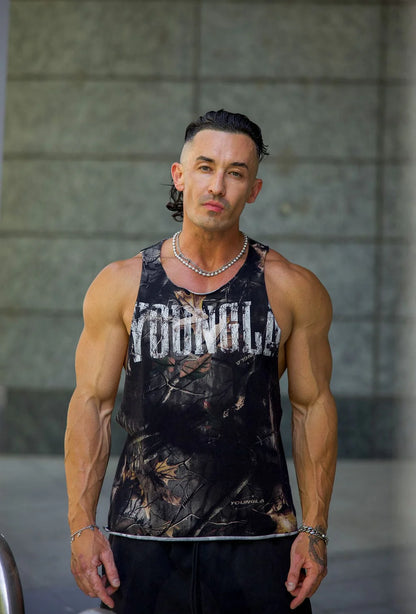 3023 - Bro Delt Tanks - Black Tree Camo