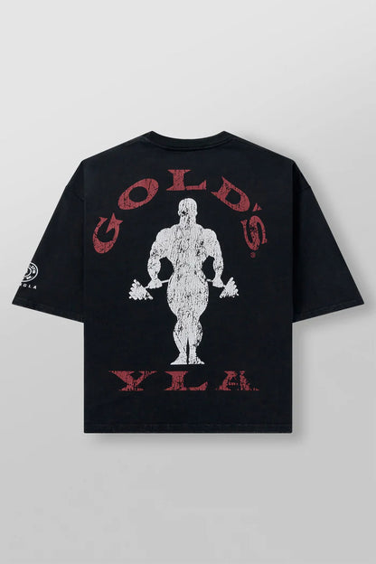 PREVENTA 4002 - Golds Gym New Age Tees - BLACK