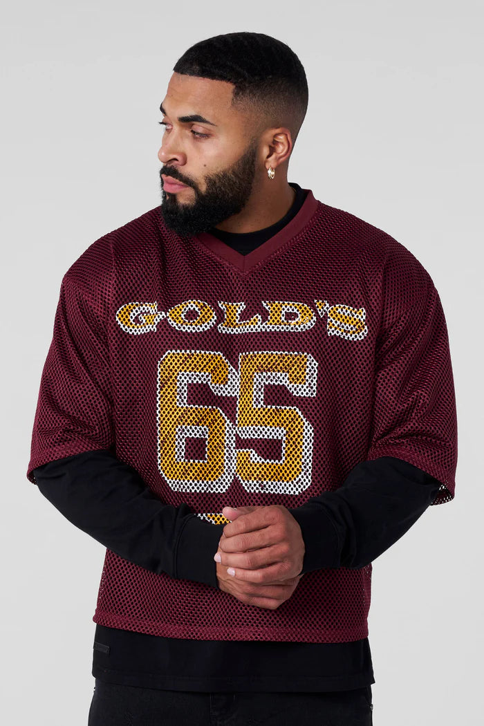 4078 - Golds Gym Jersey - VINO