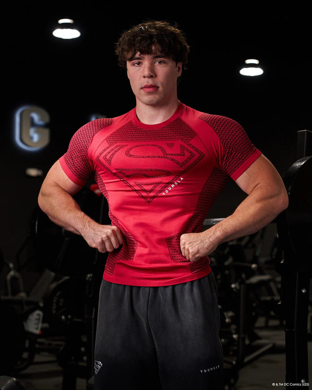 4117 - Superman Compression Tees - ROJA