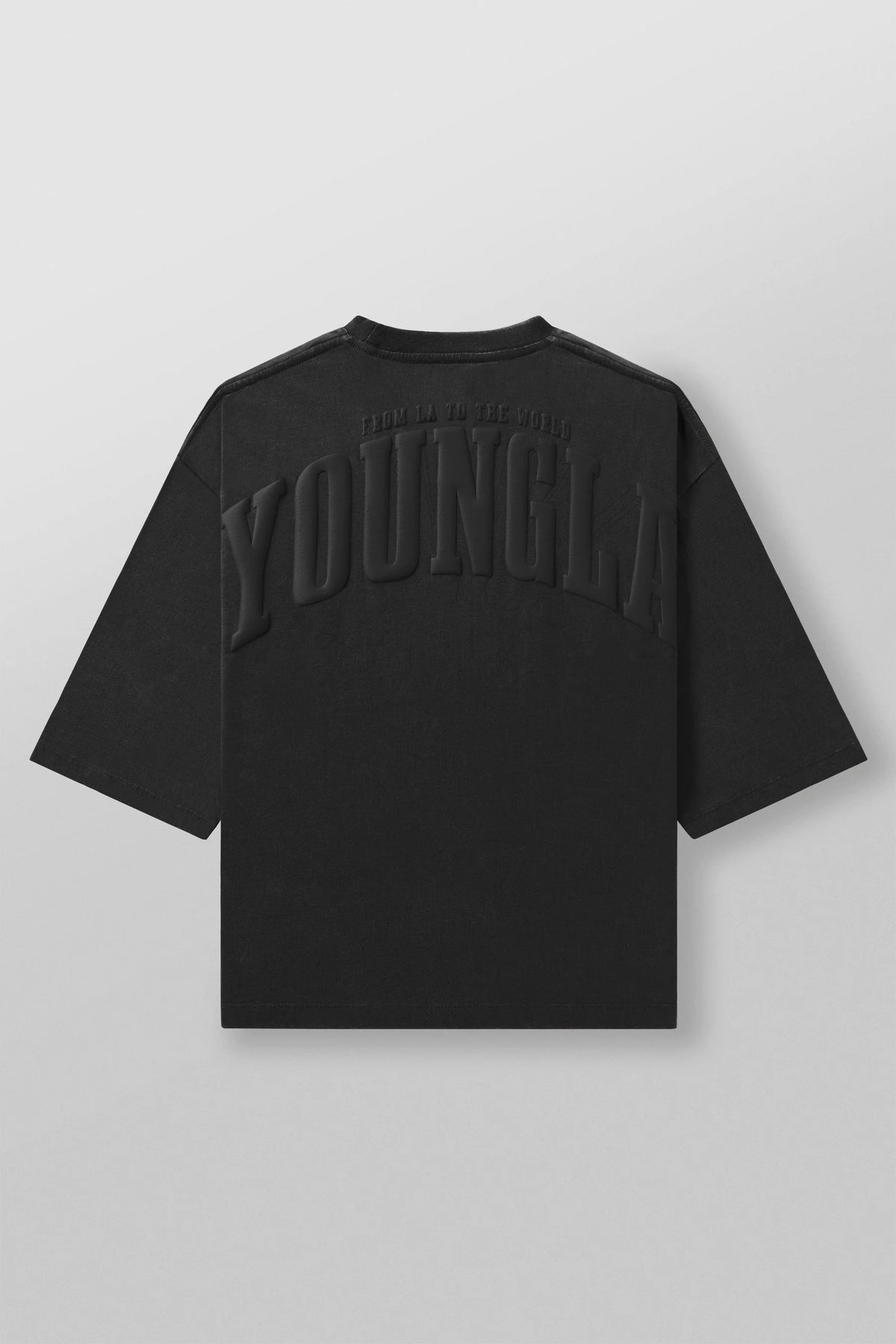 4138 - Foundation Cropped Tees | Black Wash