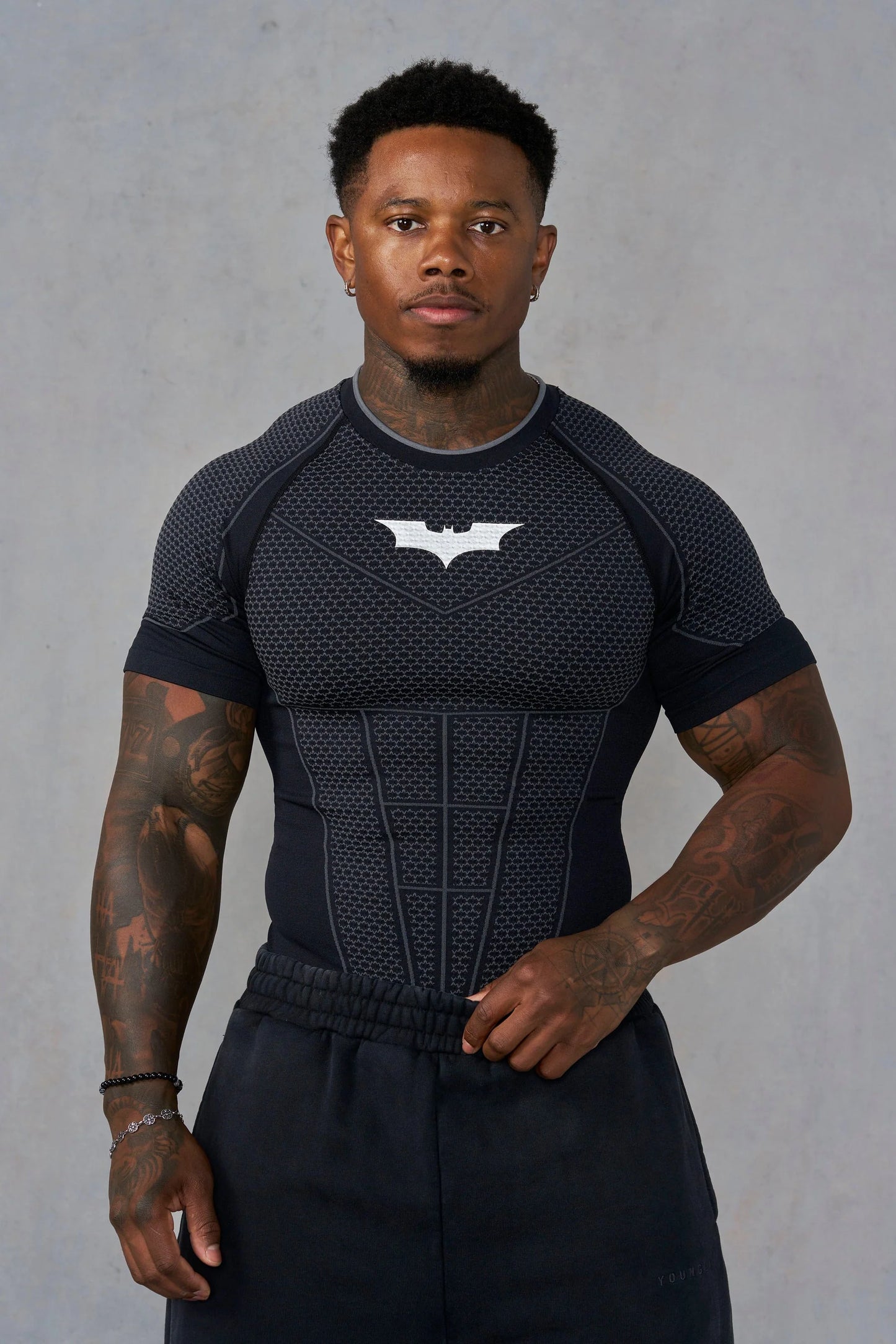 4259 - Batman Manga Corta | Black