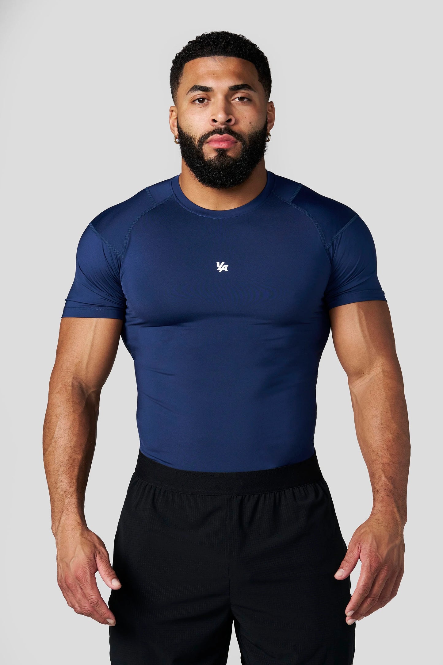 PRE-ORDEN: 4282 - Posture Compression Tees | Navy