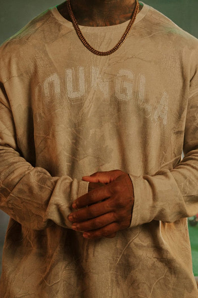 8054 - Thin Thermal Longsleeves Beige Camo
