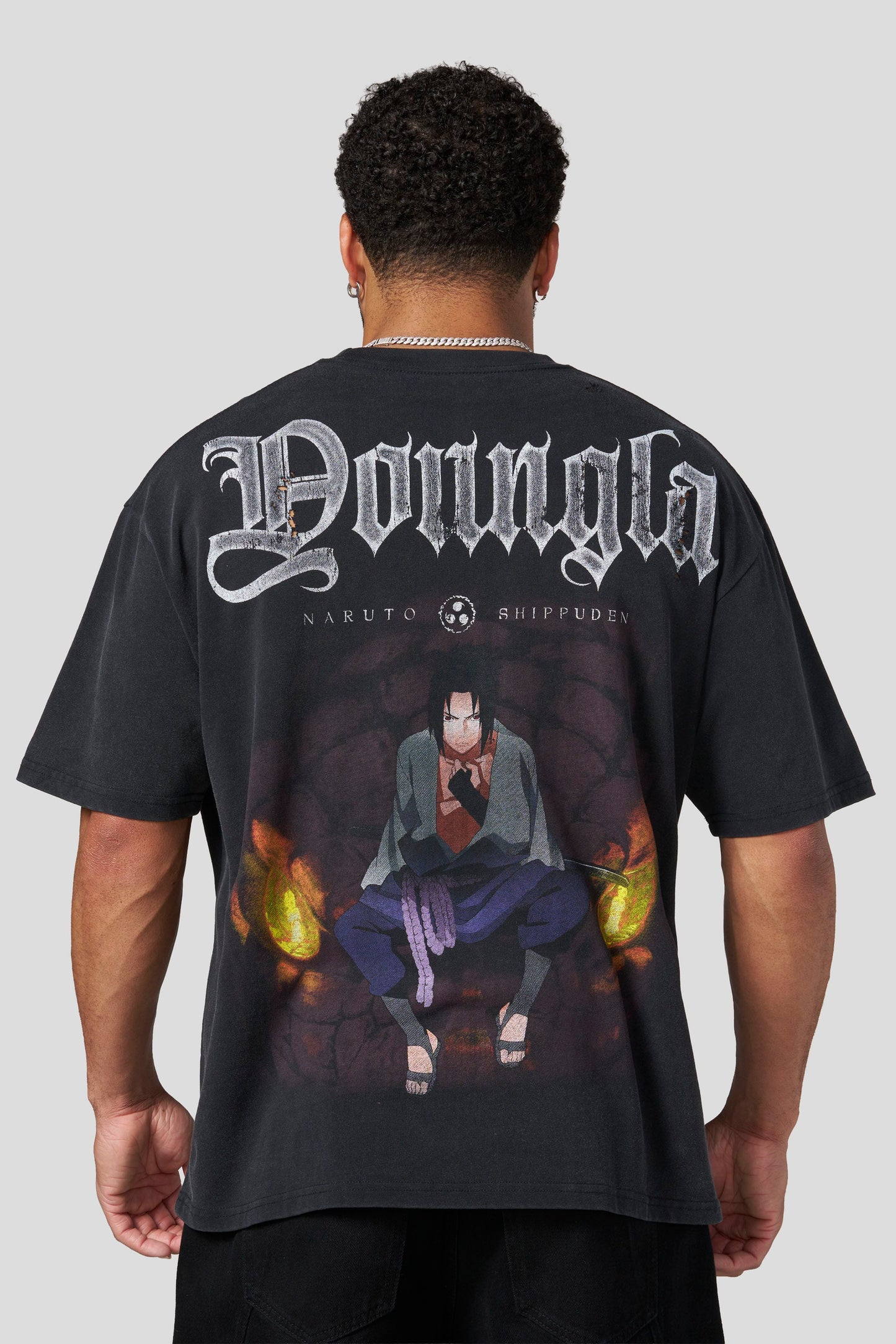 PRE-ORDEN: 4318 - Naruto Distressed Tees | Sasuke