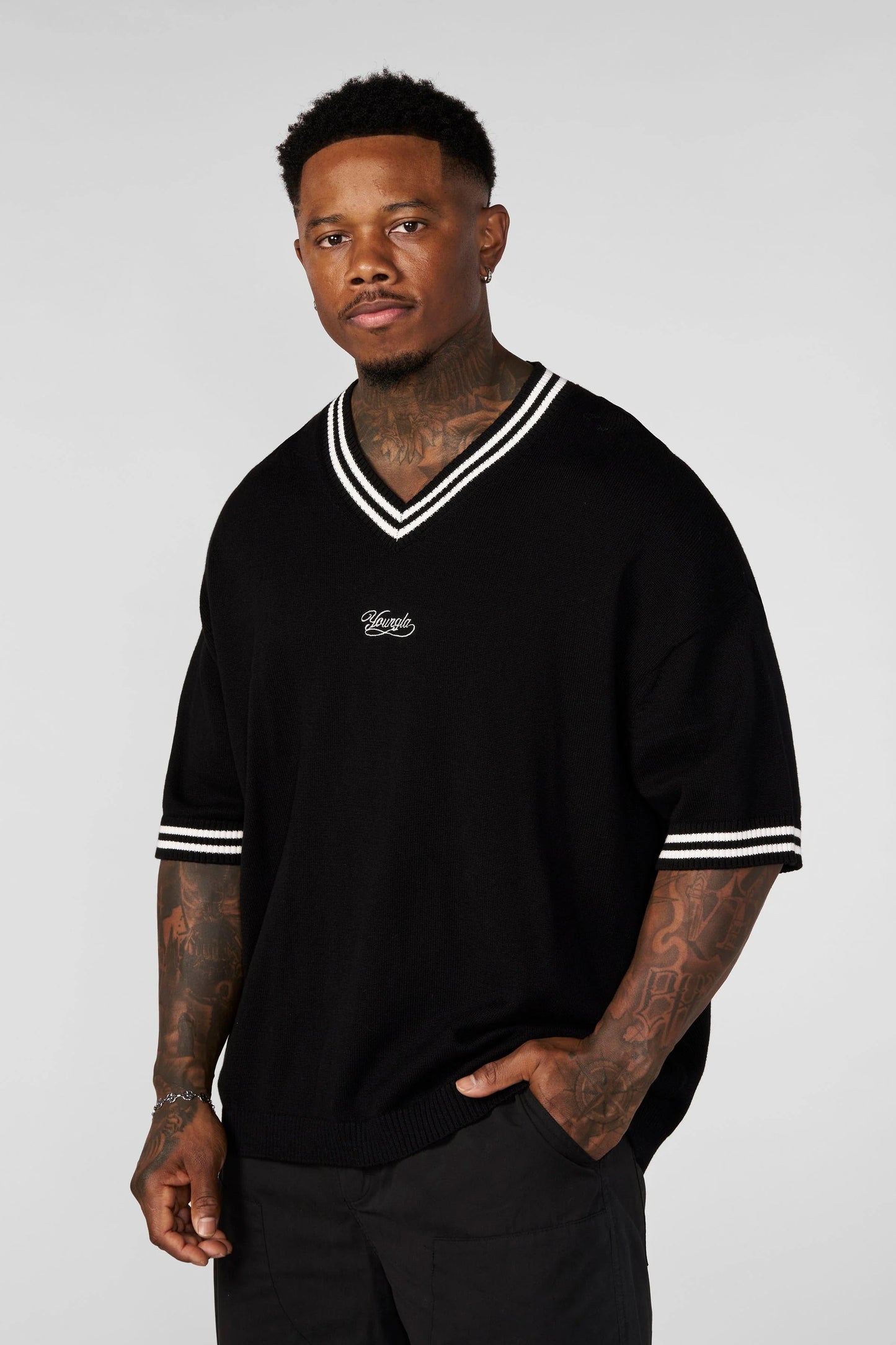4326 - Country Club Sweaters | Black