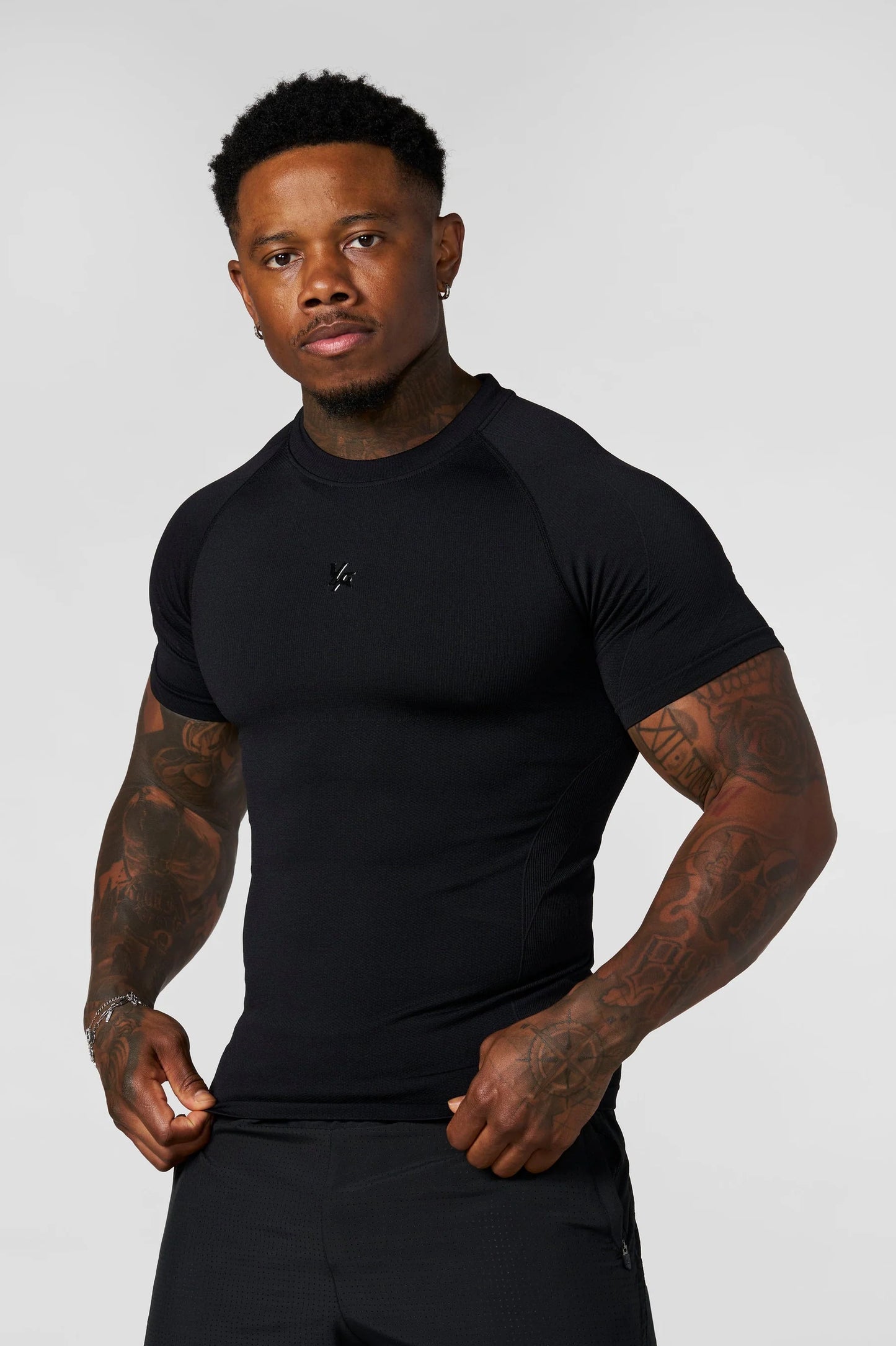 4339 - Forme Compression Tees | Black