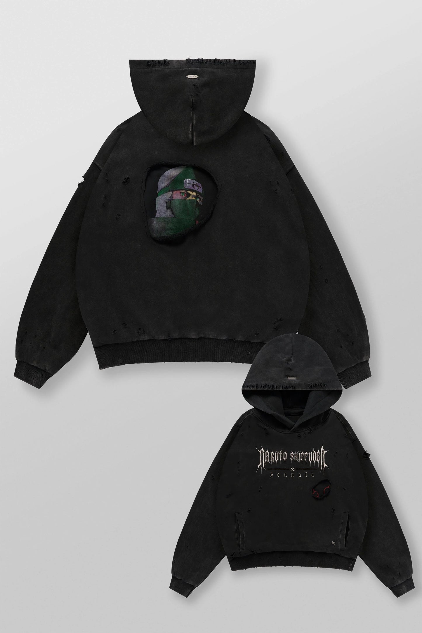 PRE-ORDEN: 5073 - Naruto Peek Through Hoodies | Kakuzu