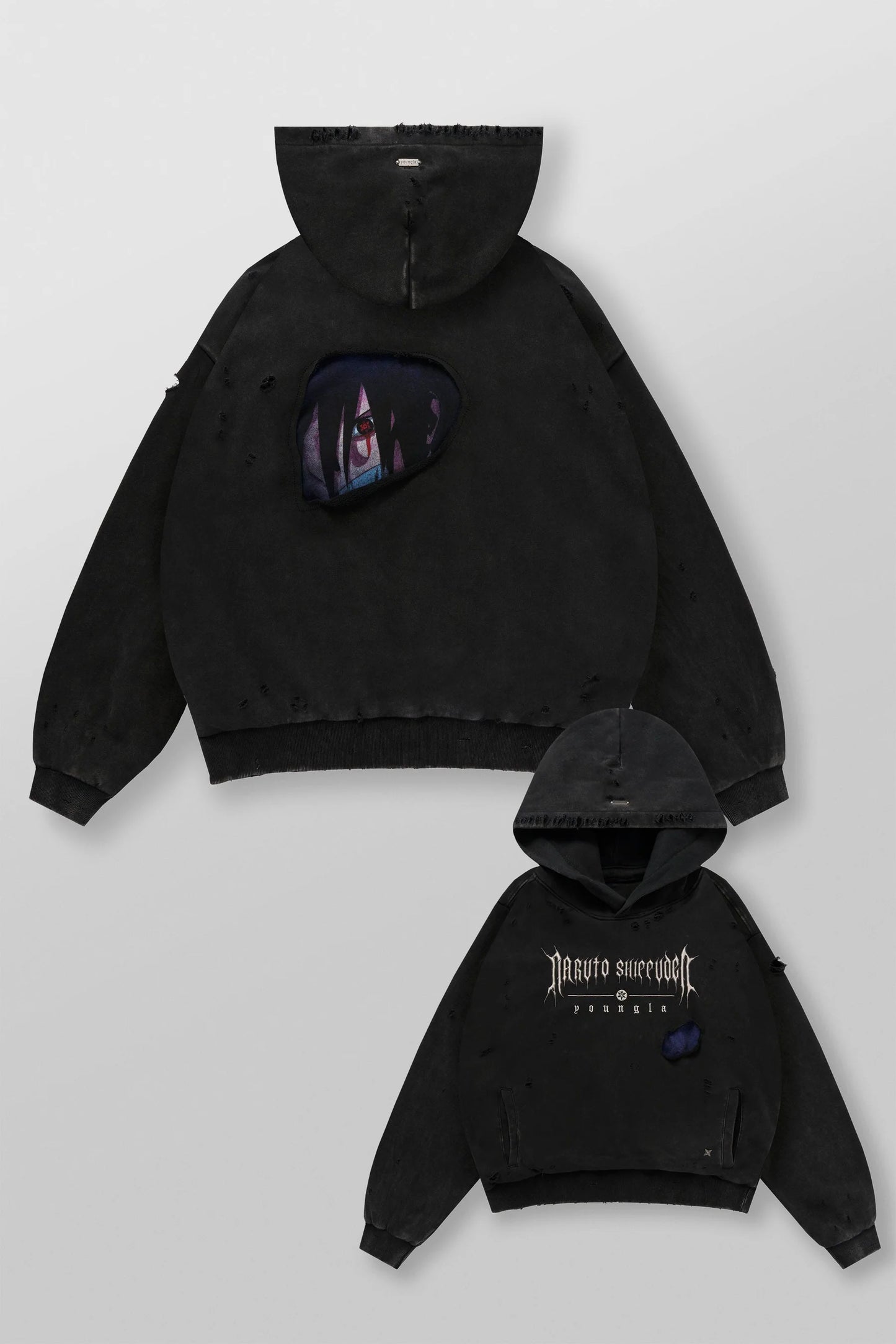 PRE-ORDEN: 5073 - Naruto Peek Through Hoodies | Sasuke