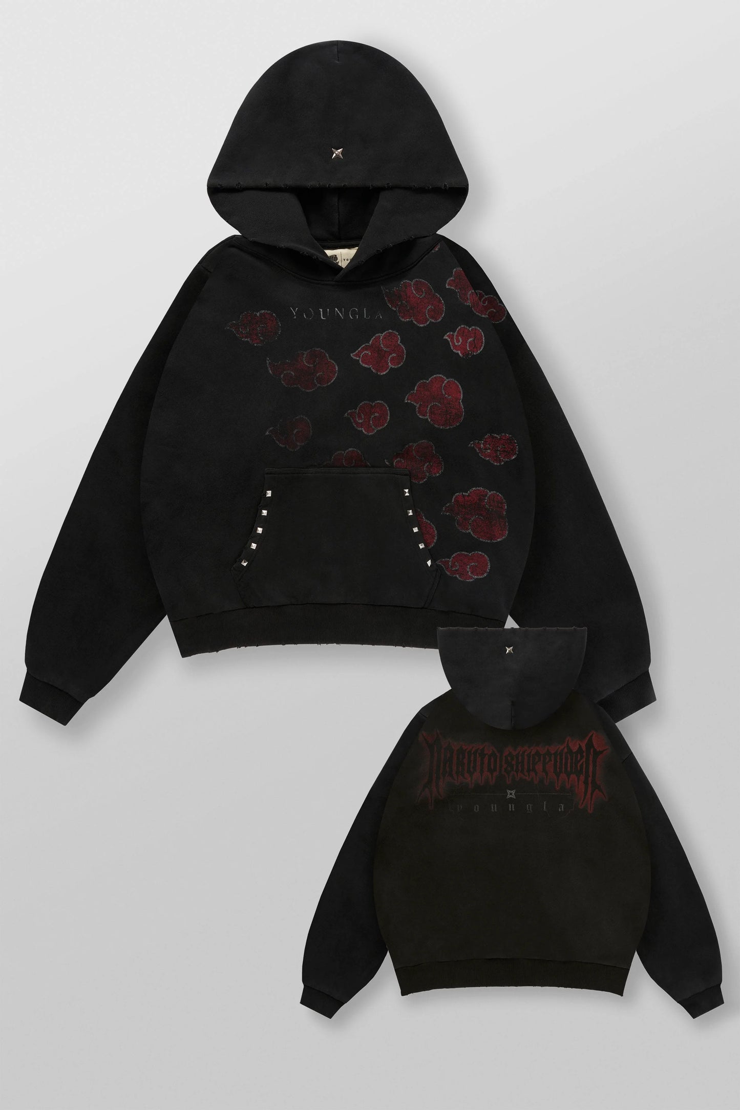 PRE-ORDEN: 5083 - Naruto Stud Artwork Hoodies | Akatsuki