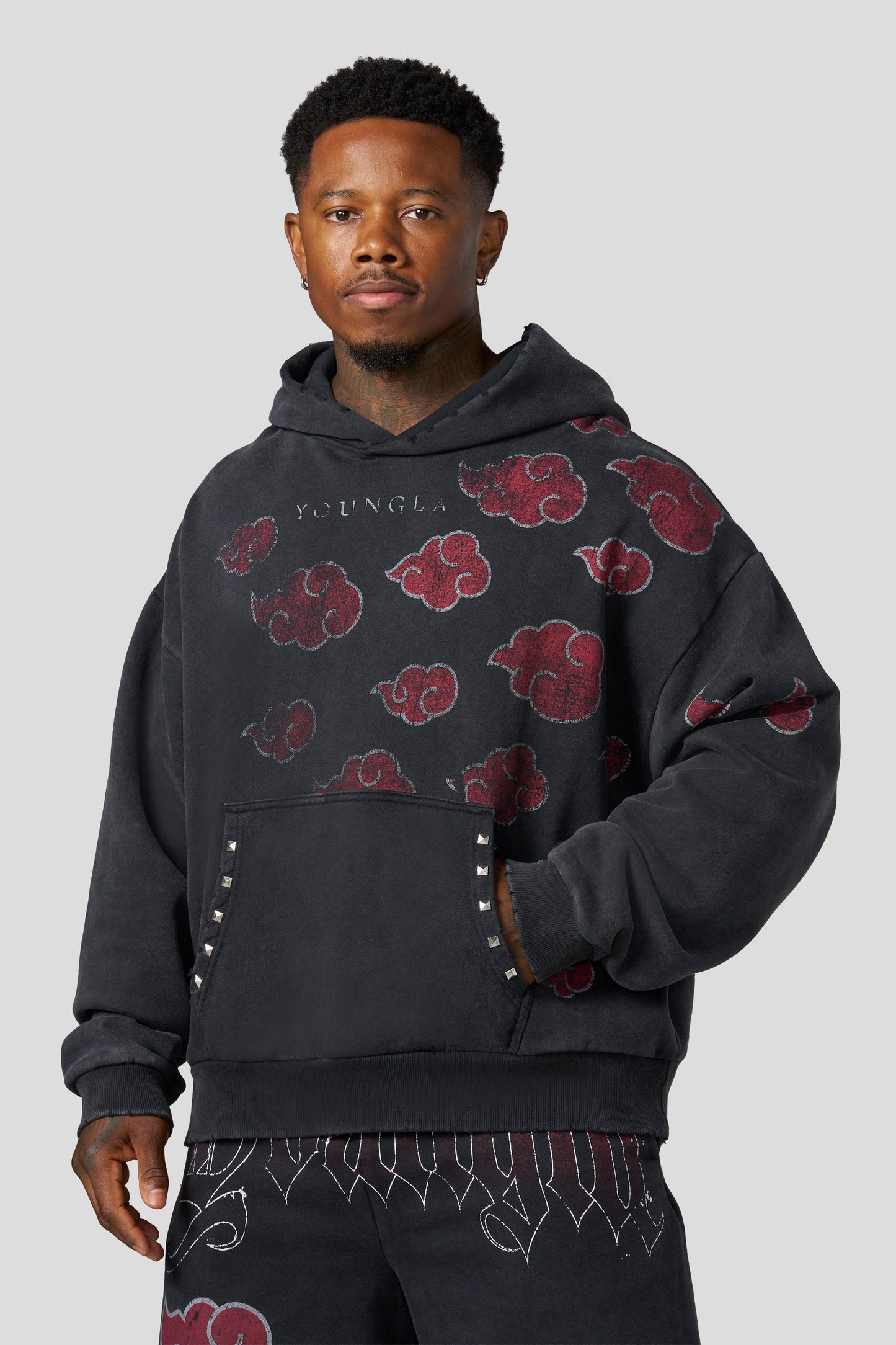 PRE-ORDEN: 5083 - Naruto Stud Artwork Hoodies | Akatsuki