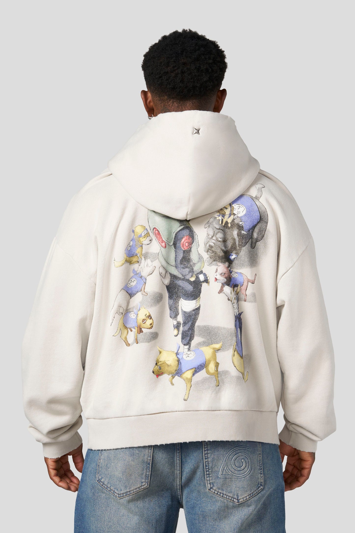 PRE-ORDEN: 5083 - Naruto Stud Artwork Hoodies | Kakashi
