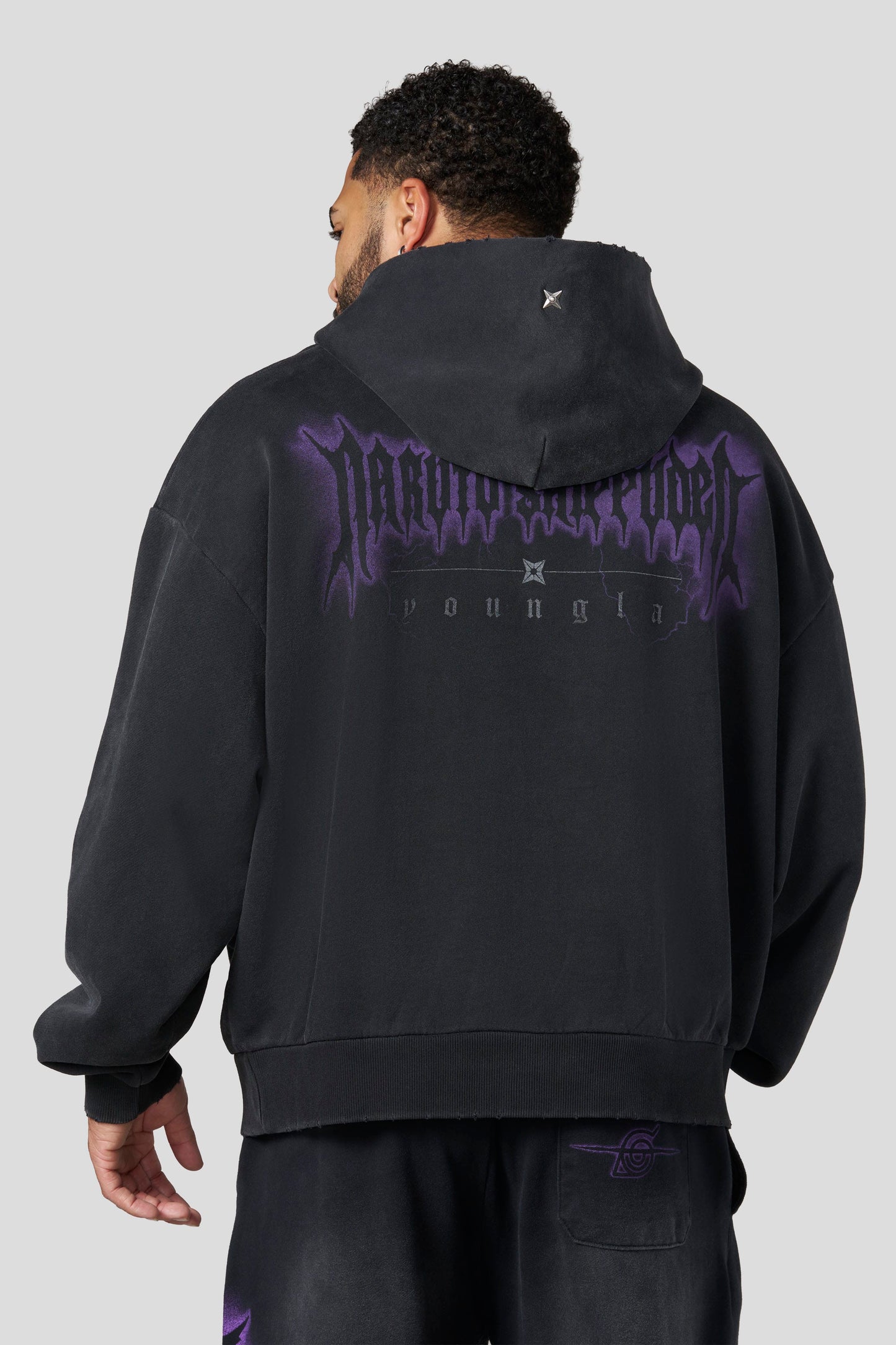 PRE-ORDEN: 5083 - Naruto Stud Artwork Hoodies | Snake