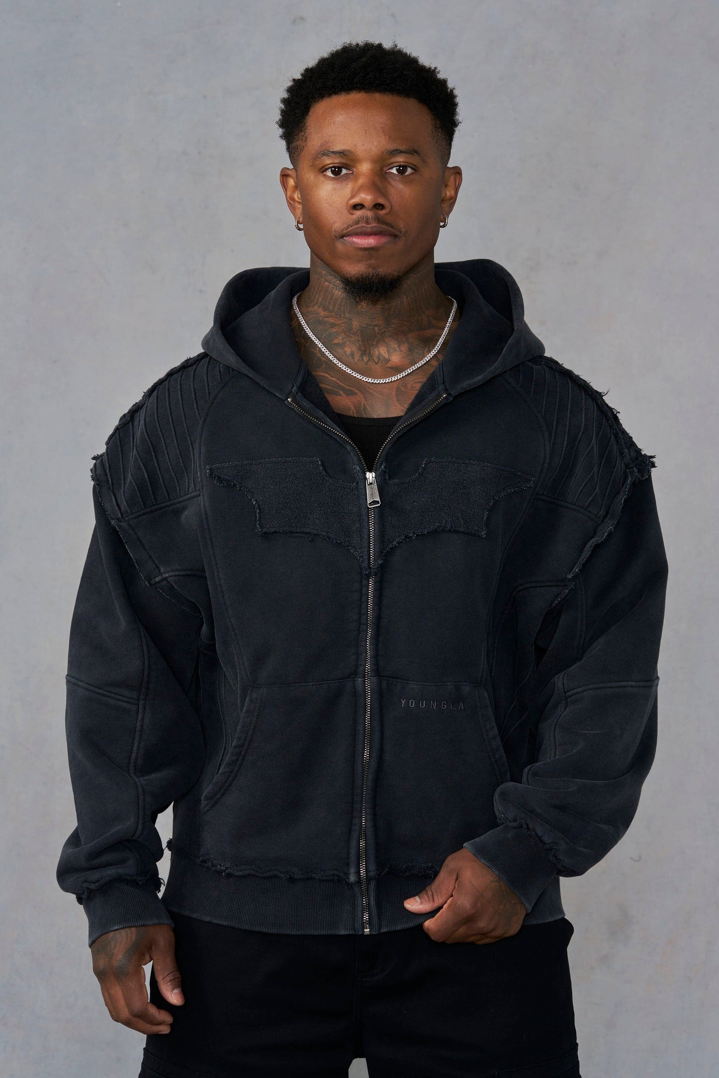 5209 - Batman Armored Zip-Ups | Black Wash