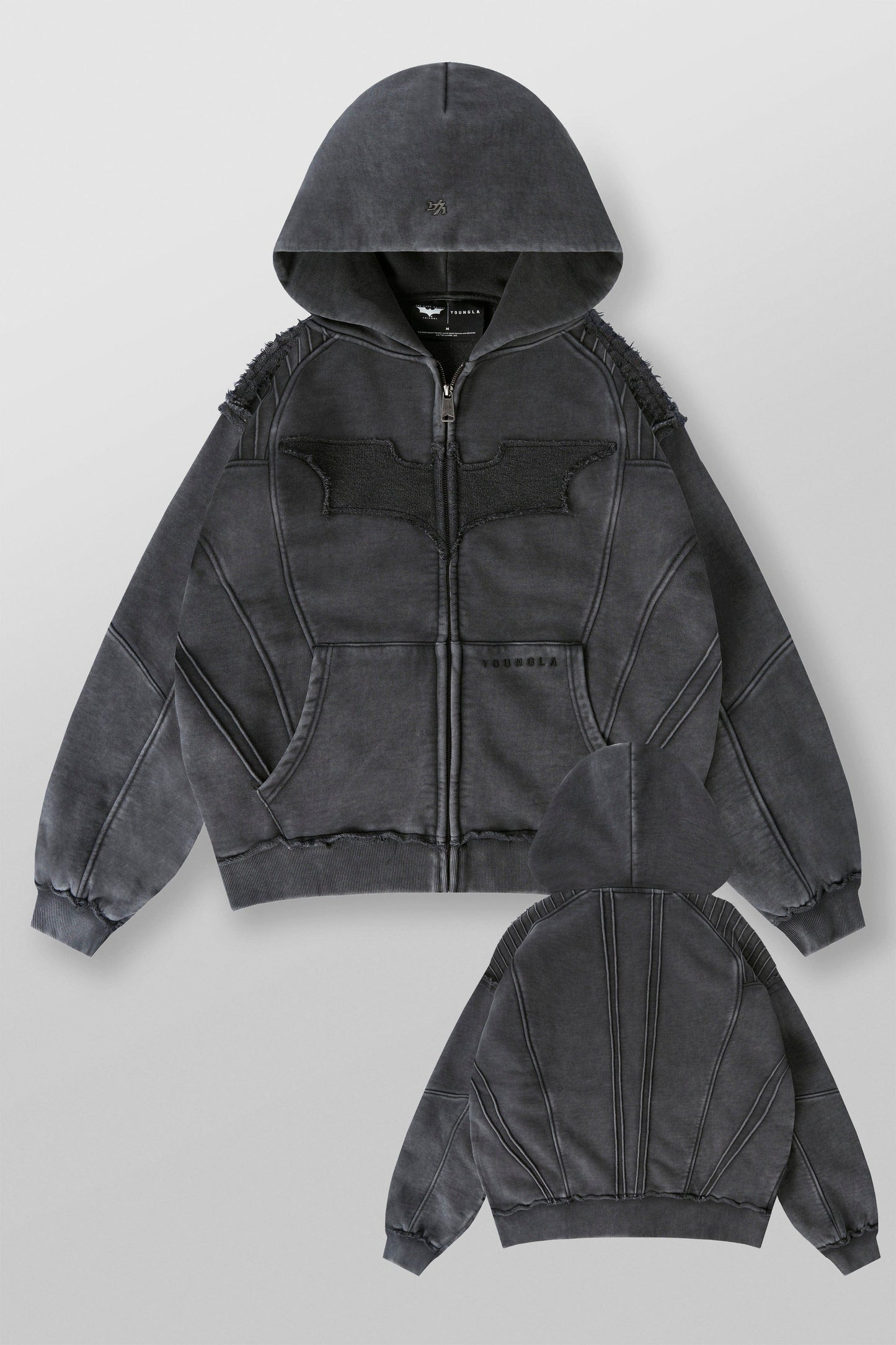 5209 - Batman Armored Zip-Ups | Grey Wash