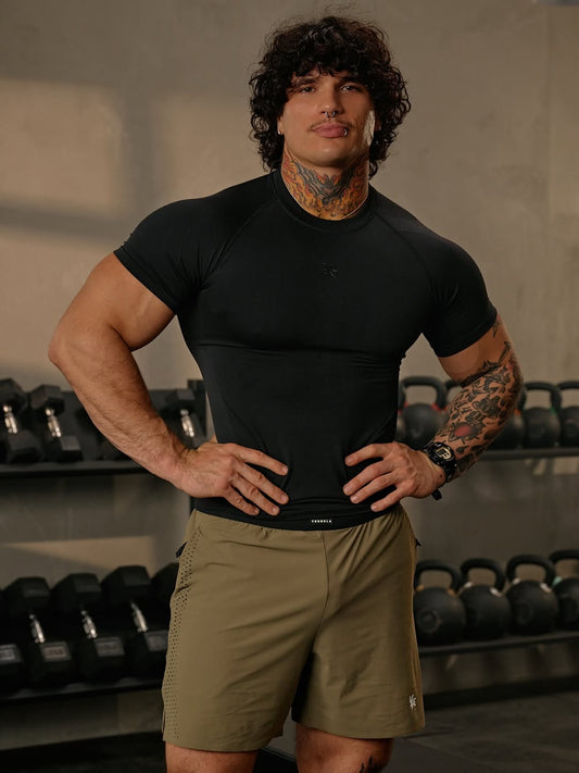 4339 - Forme Compression Tees | Black