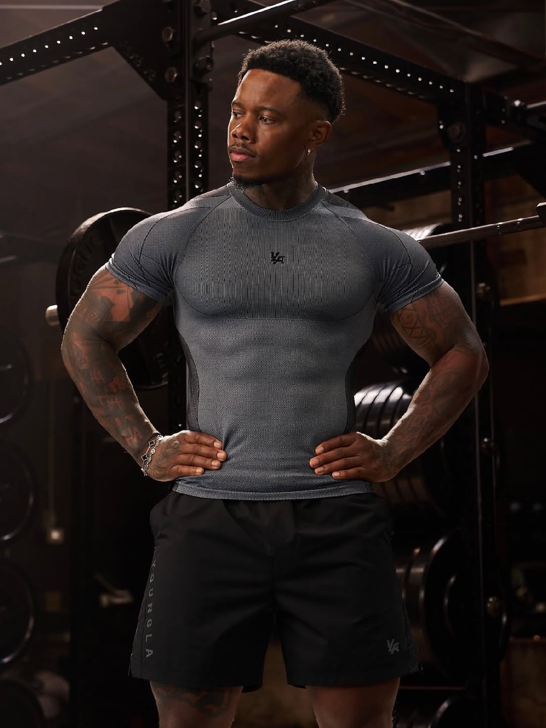 4339 - Forme Compression Tees | Grey
