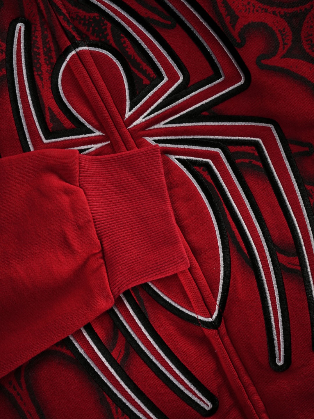 Cage Match Shiesty Zip Up Hoodie in E-Red