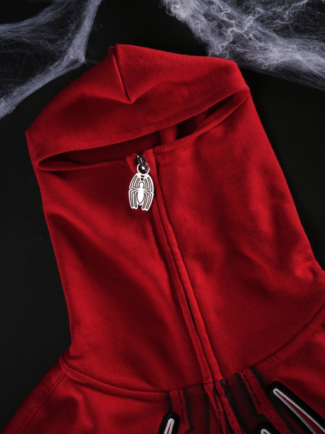 Cage Match Shiesty Zip Up Hoodie in E-Red