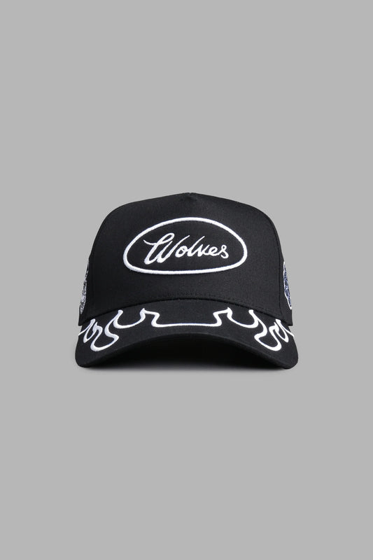 Big Bad Wolf 5 Panel Hat | Black