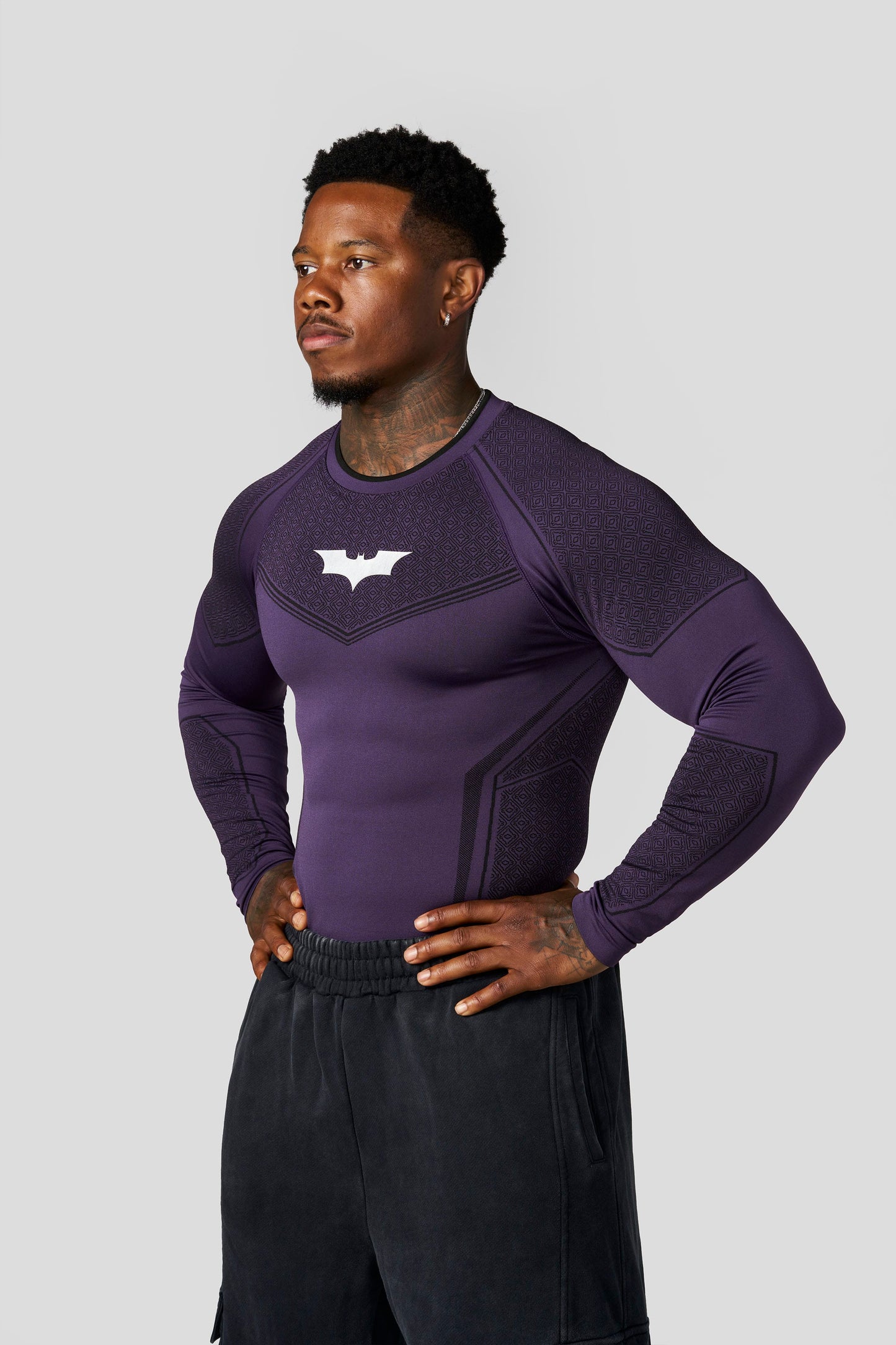 PRE-ORDEN: 8004 - Batman Compression Manga Larga | Purple