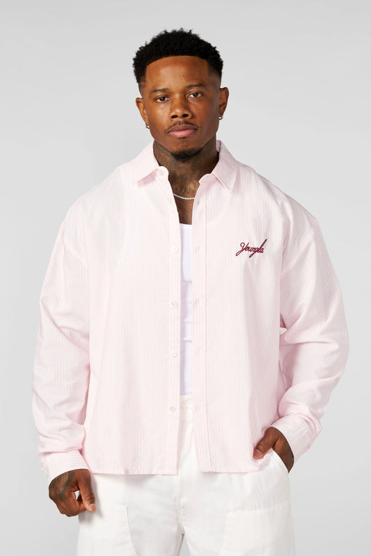 8043 - Industry Longsleeve Button-ups | Pink