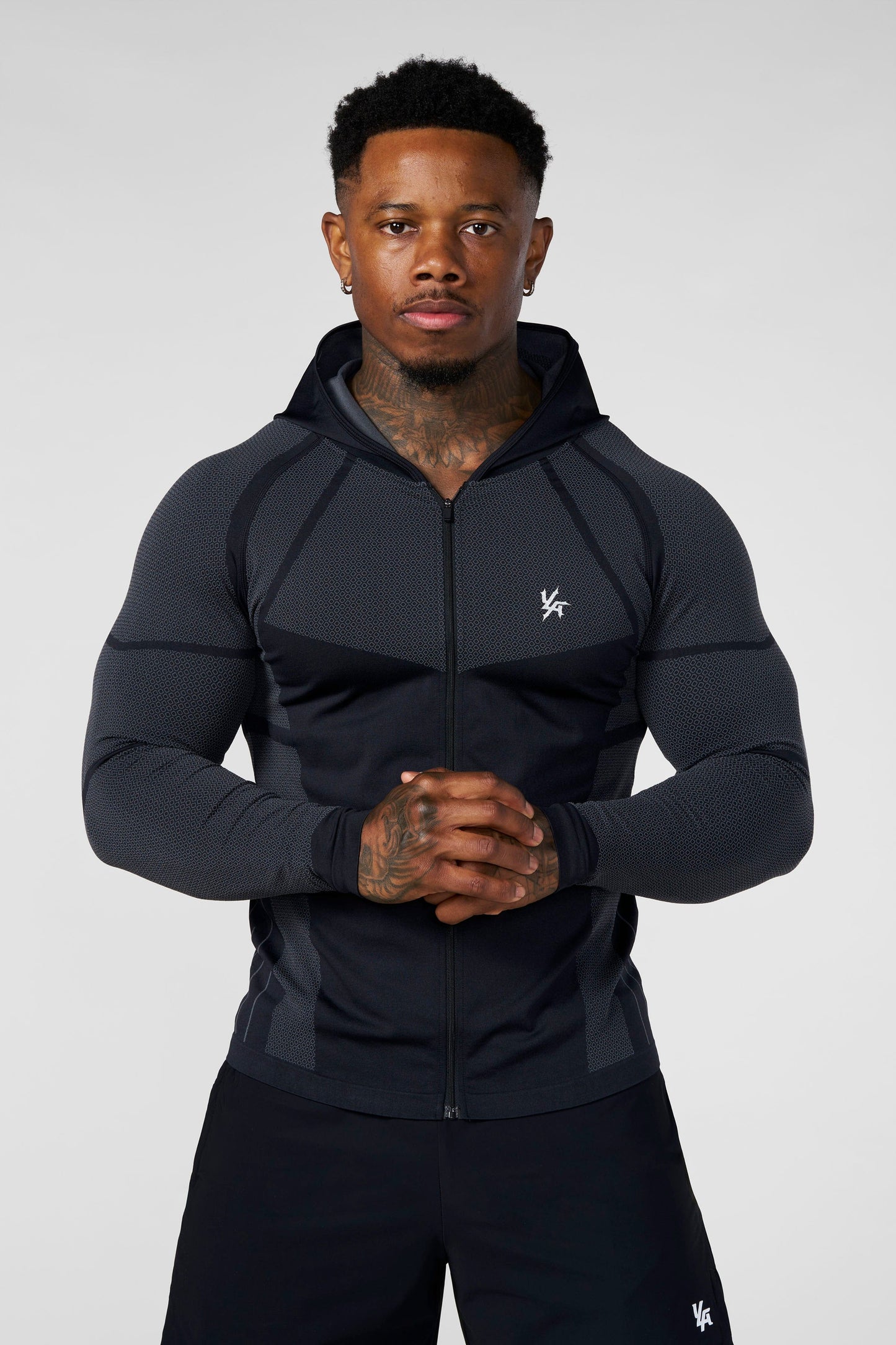 8061 - Apex Compression Zip-Ups | Black
