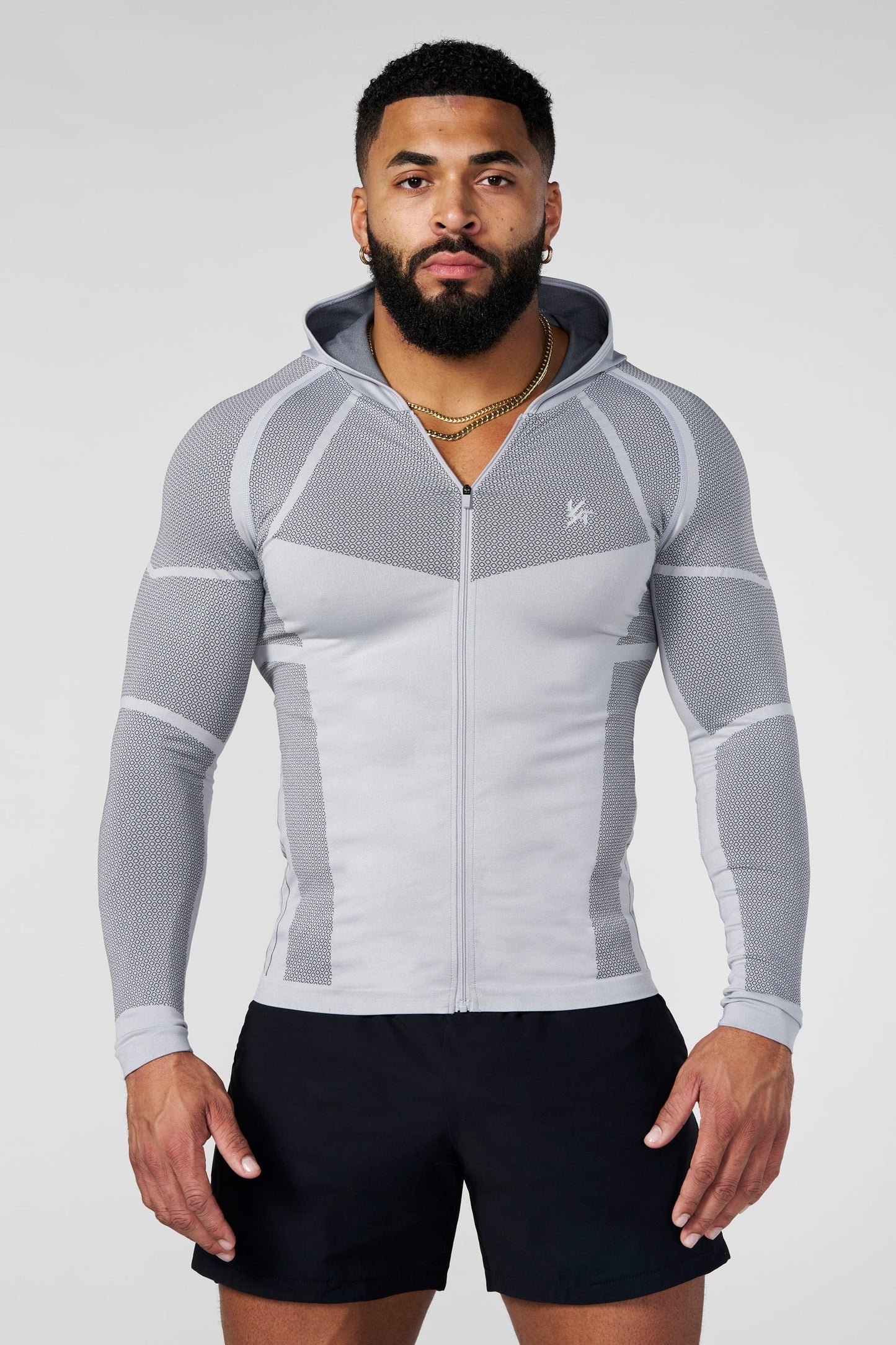 8061 - Apex Compression Zip-Ups | Grey