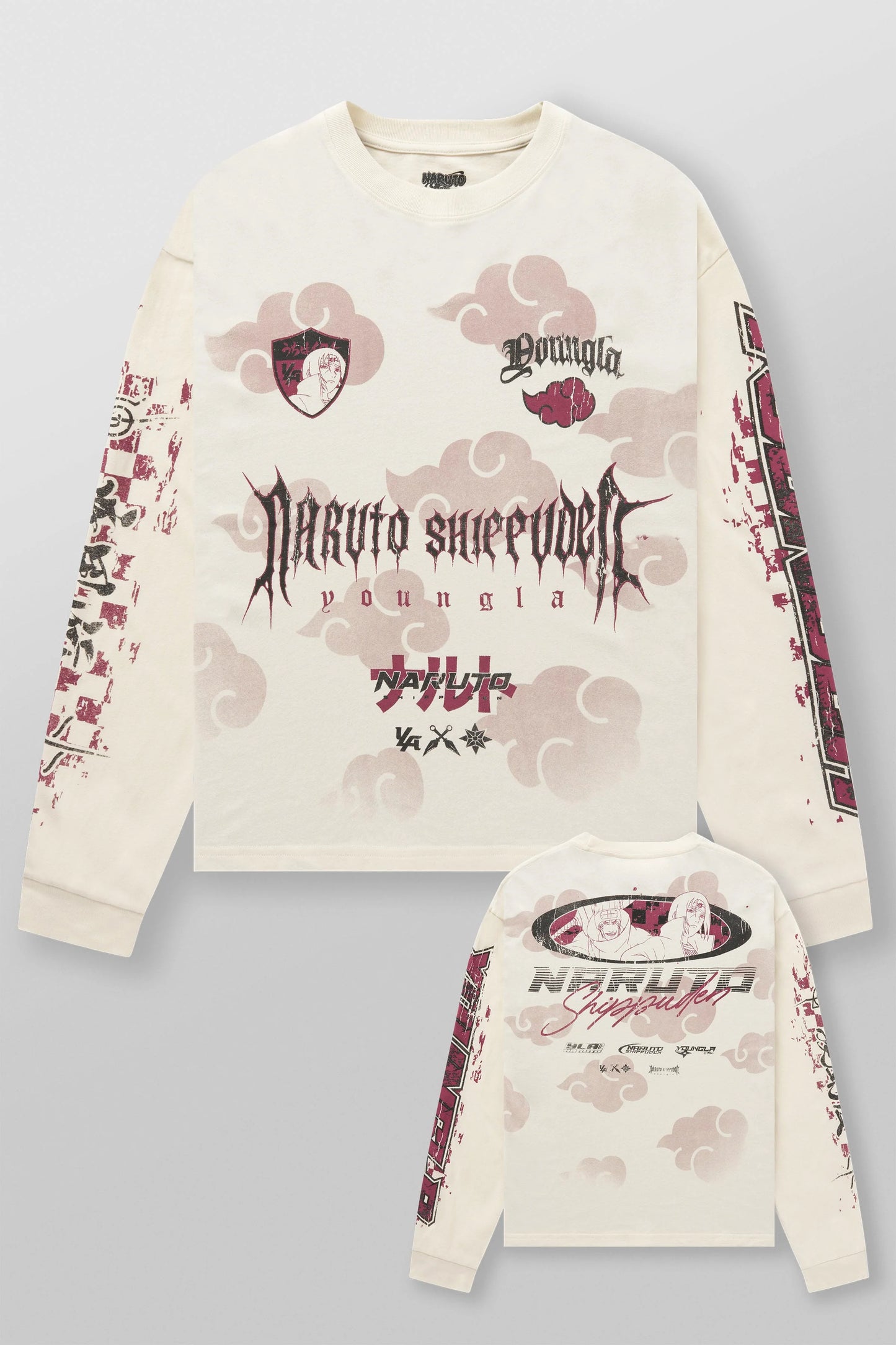 PRE-ORDEN: 8073 - Naruto Longsleeves | Off-White