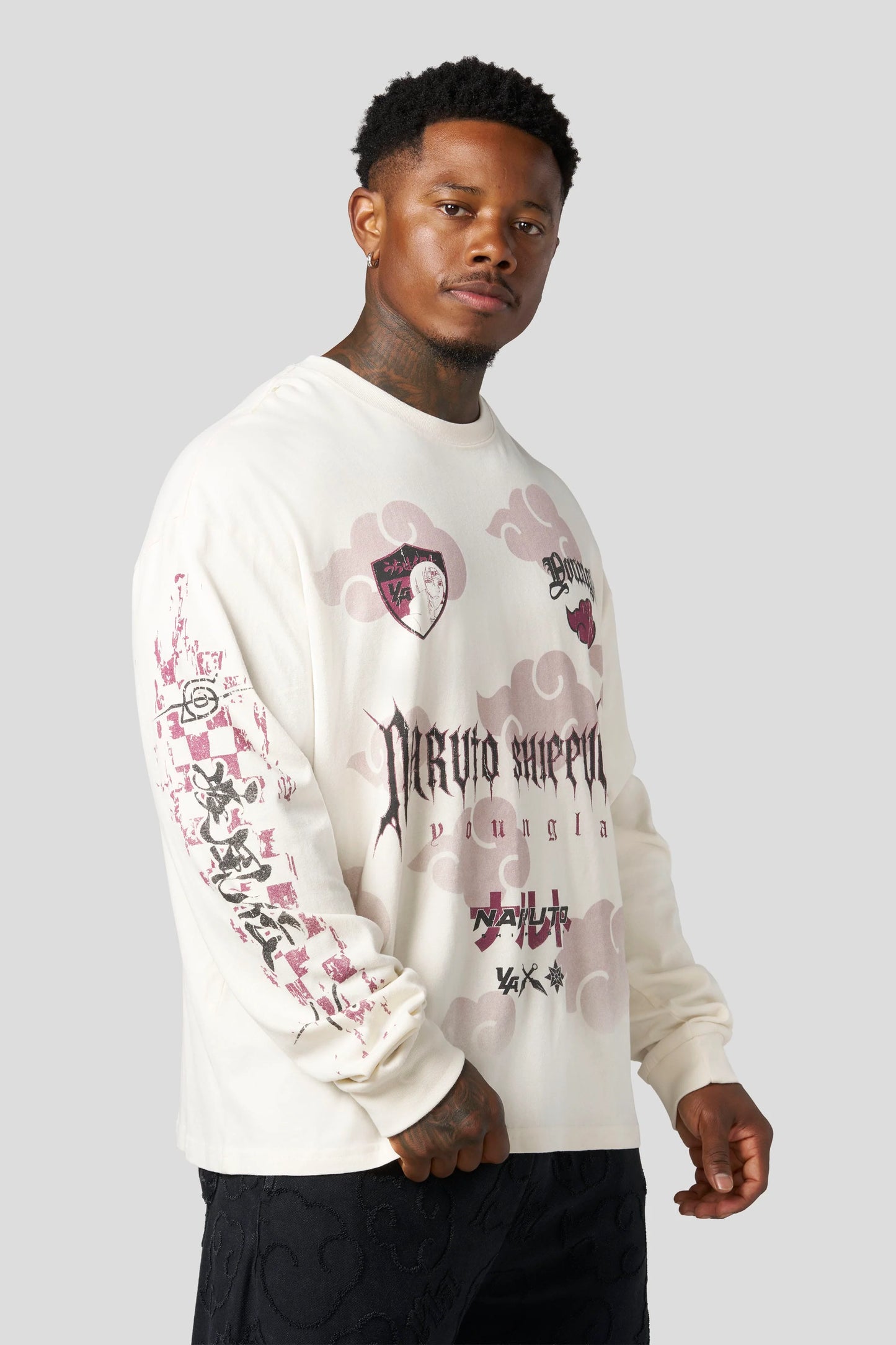 PRE-ORDEN: 8073 - Naruto Longsleeves | Off-White