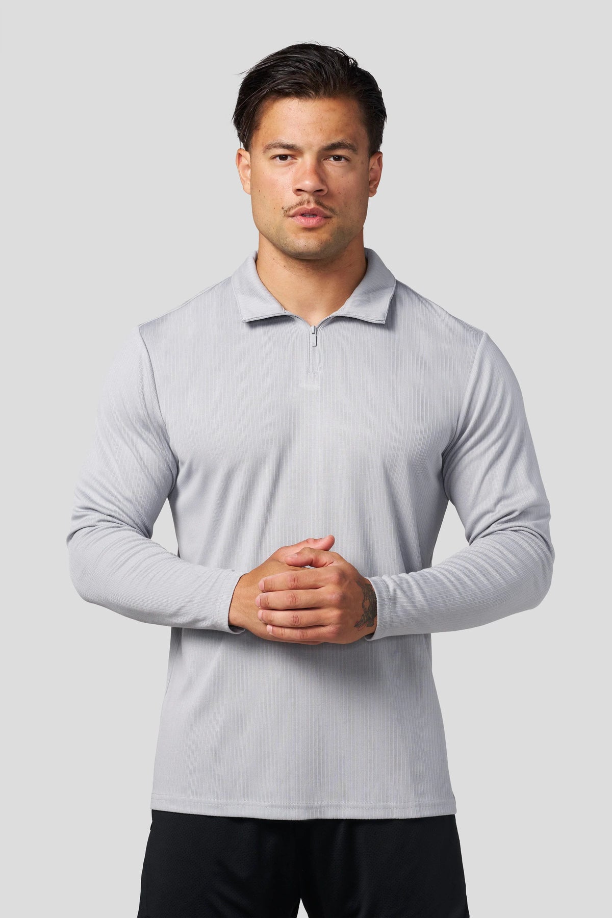 PRE-ORDEN: 8124 - Essential Quarter Zip | Grey