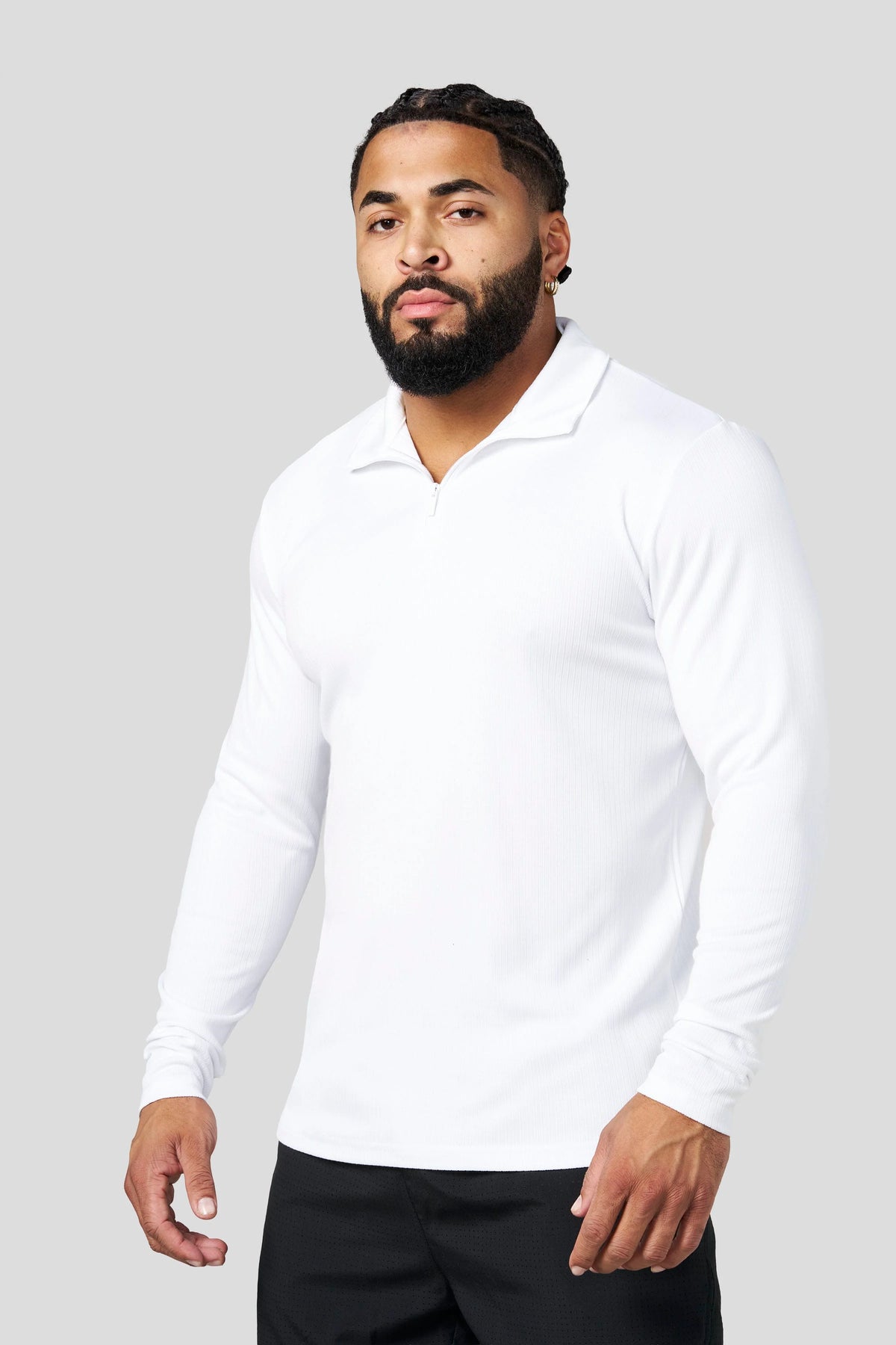 PRE-ORDEN: 8124 - Essential Quarter Zip | White