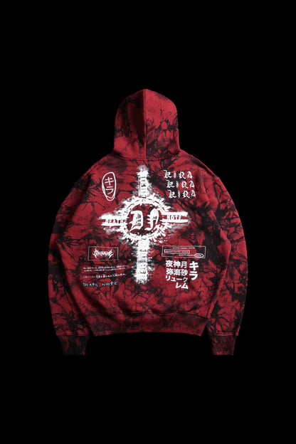CIVIL REGIME Death Note Regime Hoodie in Lava Wash