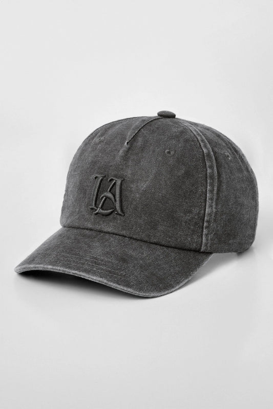 9034 - Acid Washed Dad Hats - Grey Wash