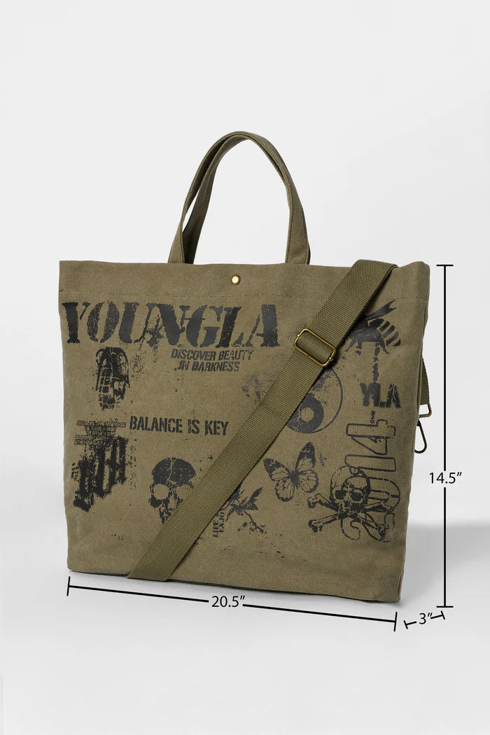9068 - Military Tote Bag