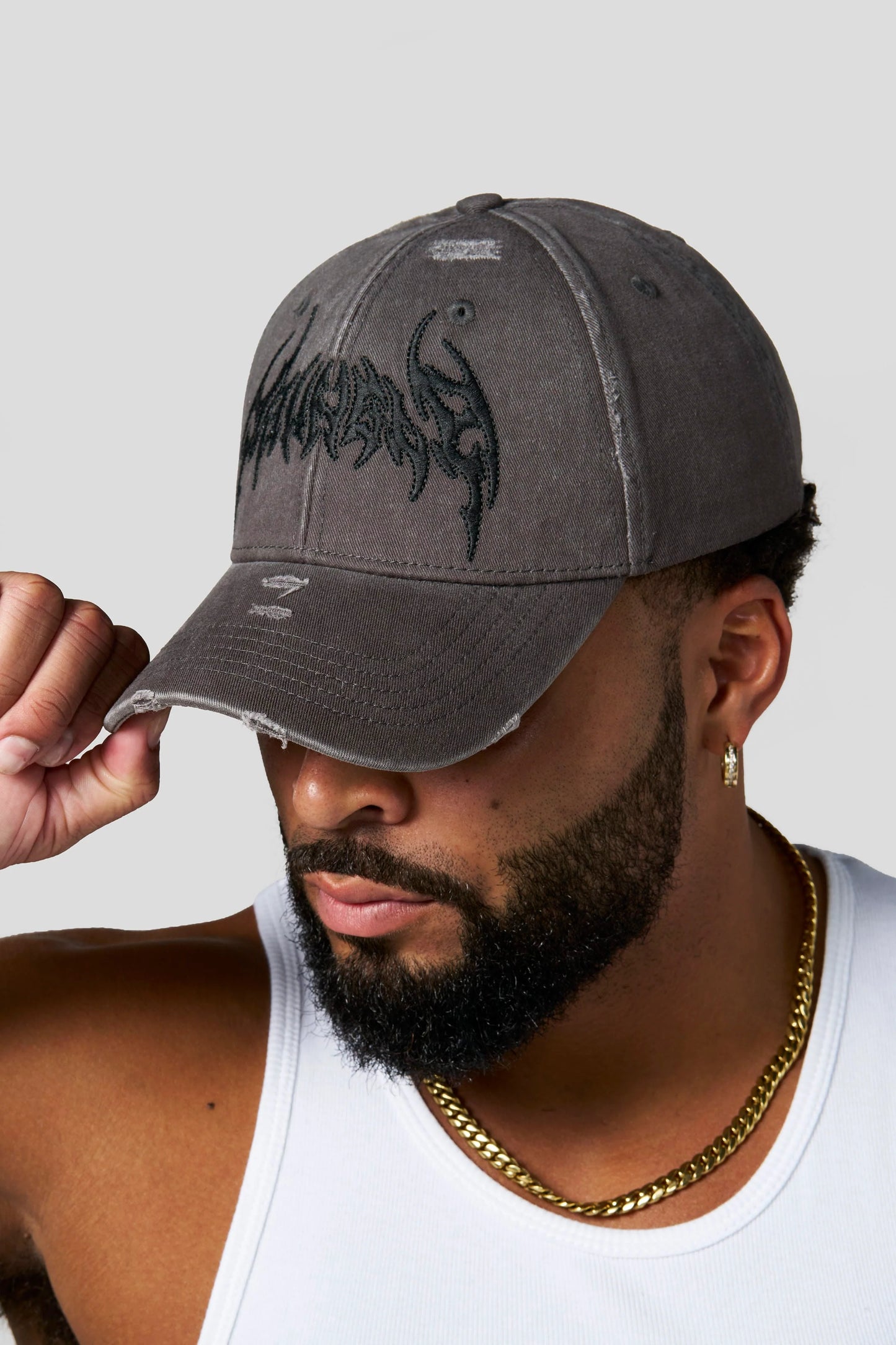 PRE-ORDEN: 9076 - Cyberpunk Hats | Grey Wash