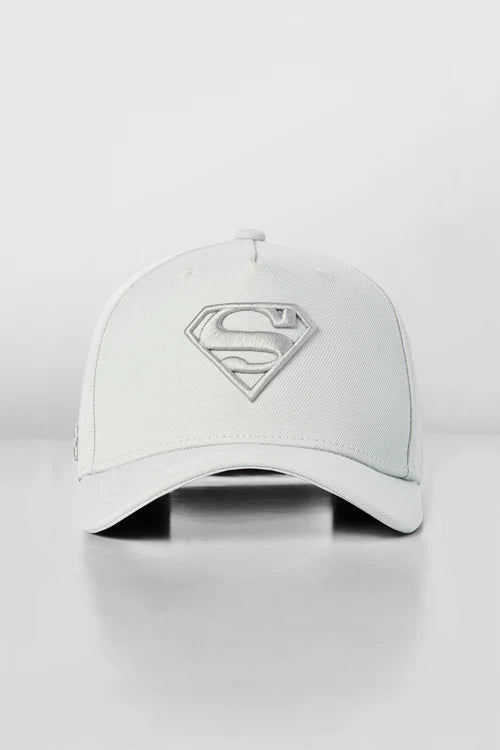 9092 - Superman Shield Hats - Light Grey