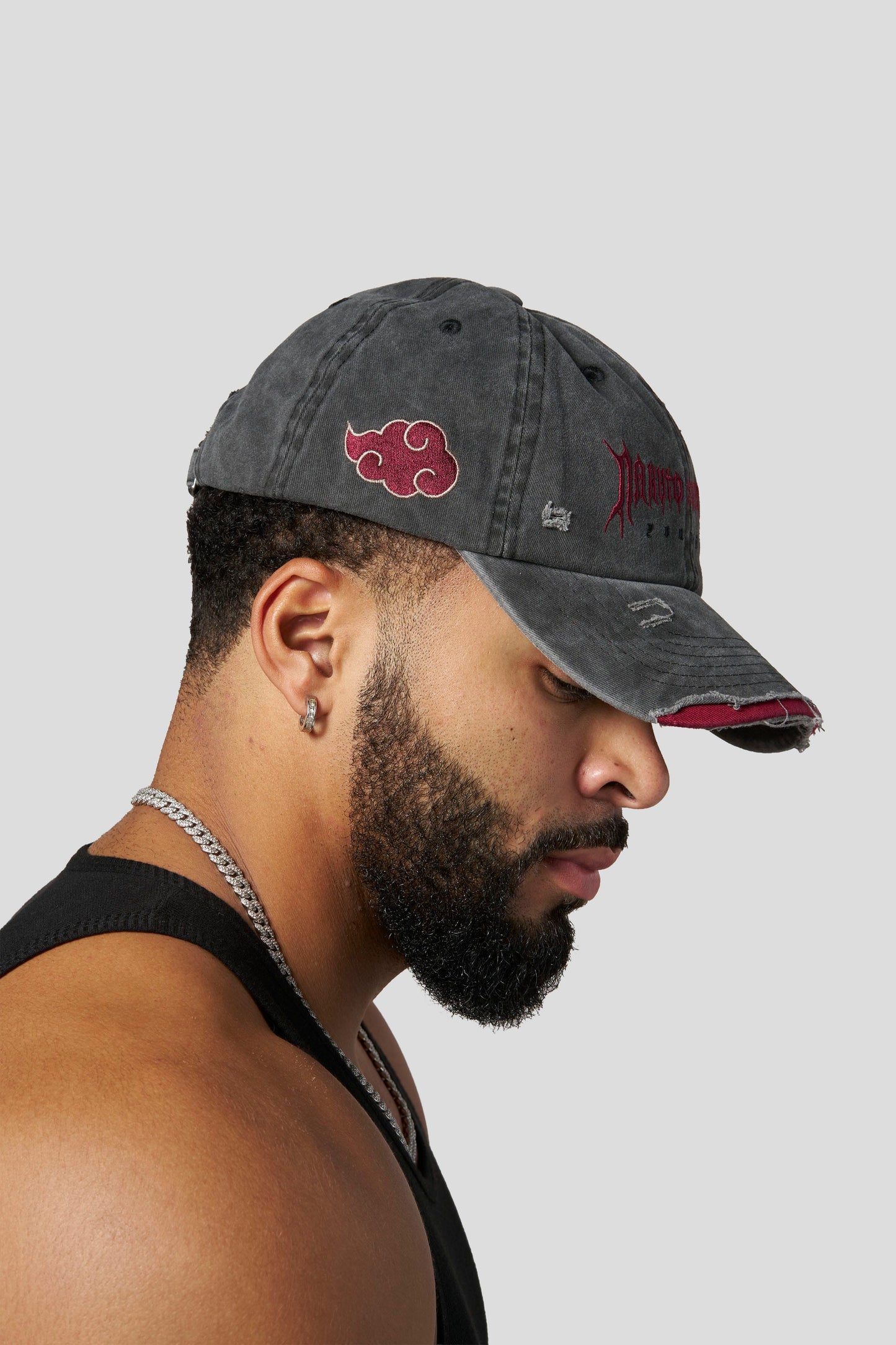 PRE-ORDEN: 9137 - Naruto Washed Dad Hat | Akatsuki Red