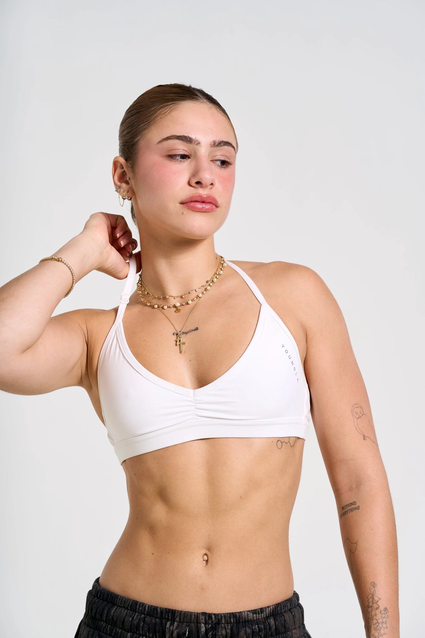 W335 - Urban V-neck Bra | Off-White