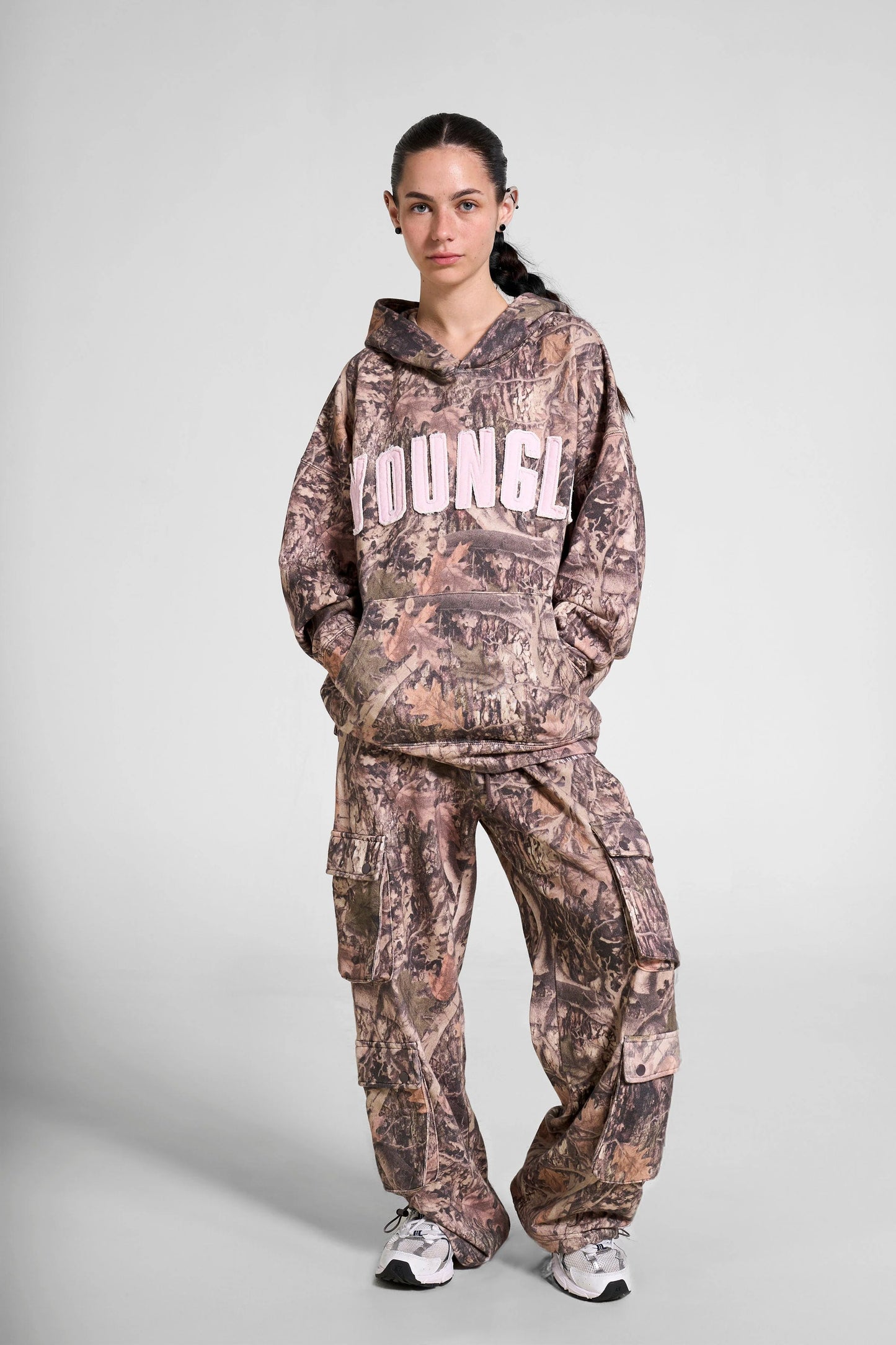 W251 Hunting Season Cargo Joggers | Green Camo