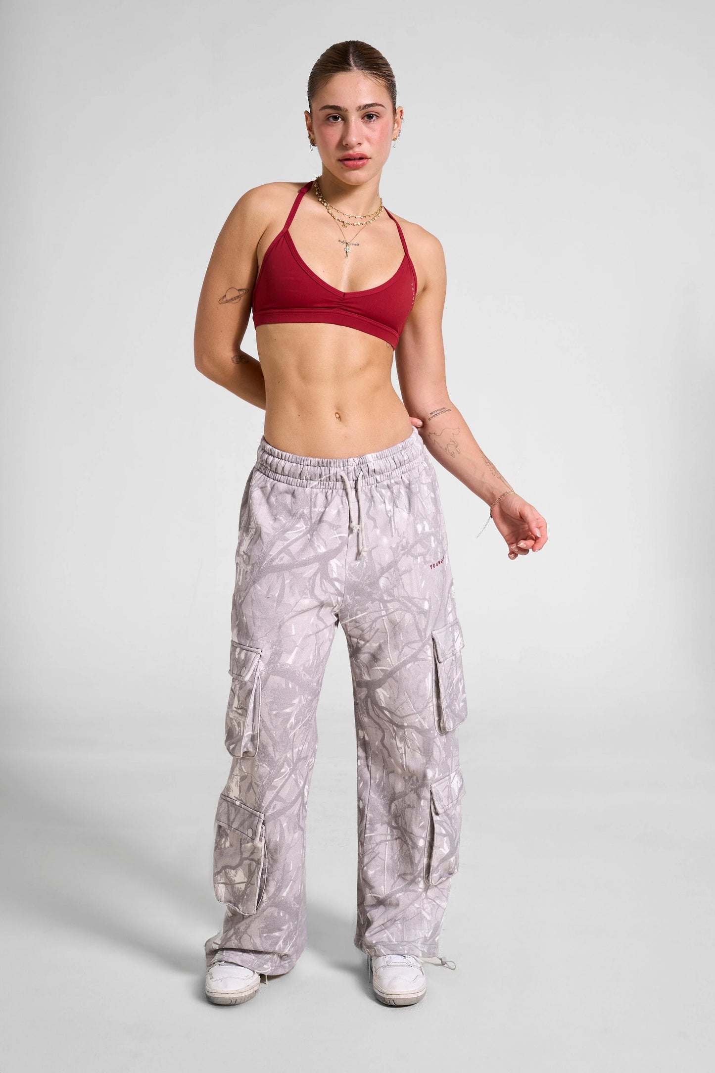 W251 Hunting Season Cargo Joggers | Grey Camo