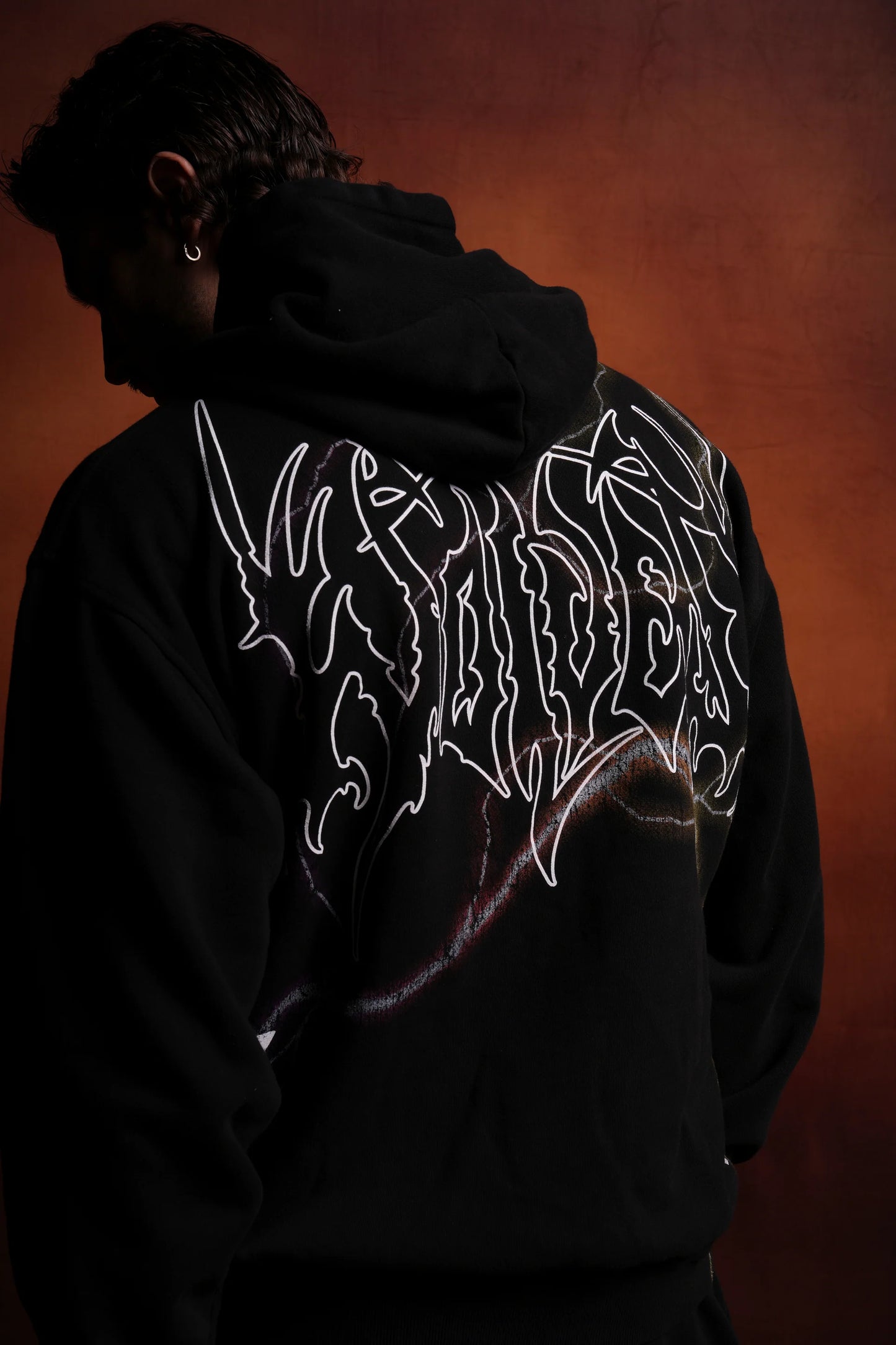 Broly "Side-By-Side" Pierce Hoodie in Black M