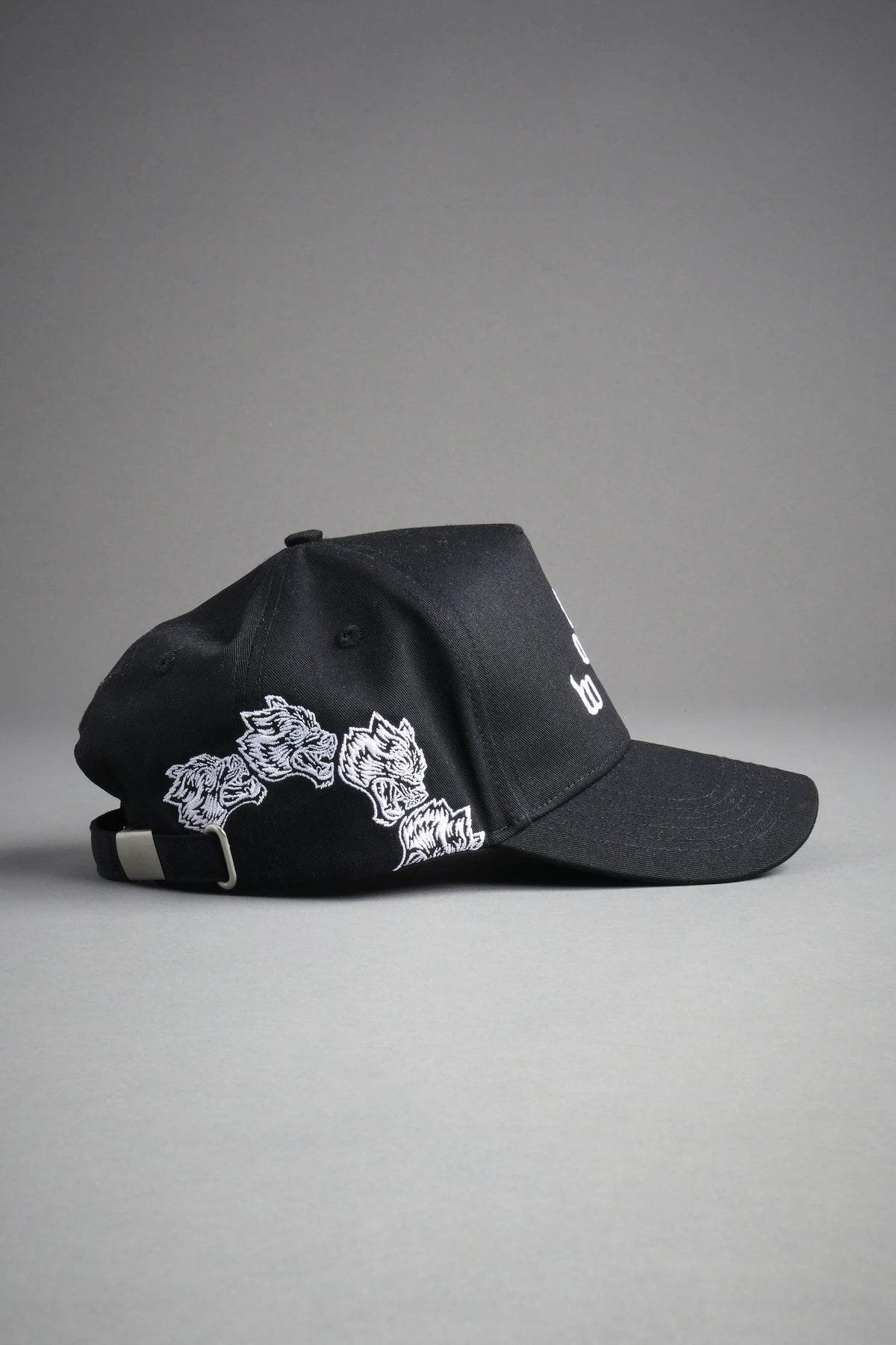Surrounded Oni 5 Panel Hat in Black