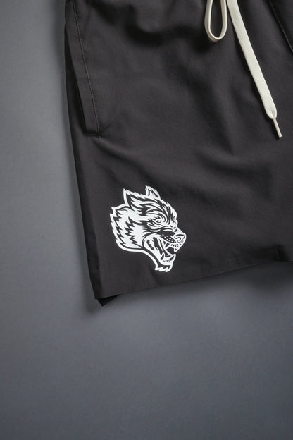 DS - Wolves Hardcore Compression Shorts in Wolf Grey