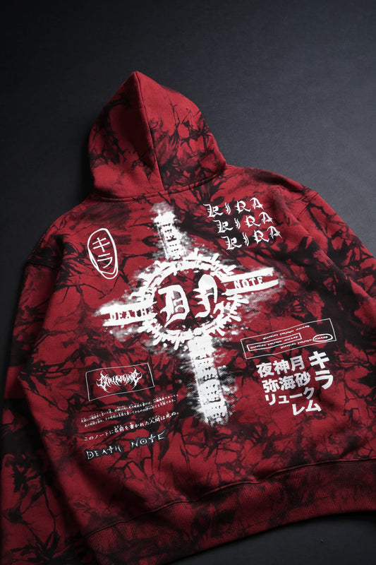 CIVIL REGIME Death Note Regime Hoodie in Lava Wash