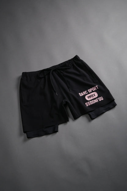 DS - Wolves Forever Compression Shorts in Black
