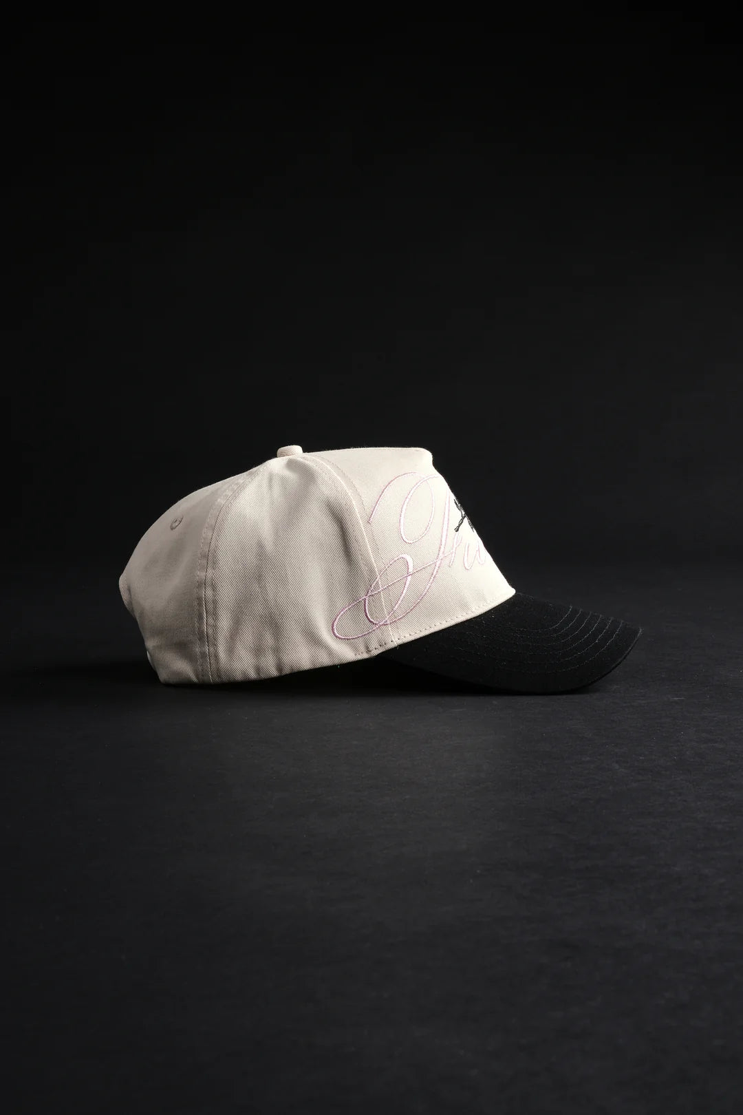 Civil - F*ck Off 5 Panel Strapback Hat in Black/Butter